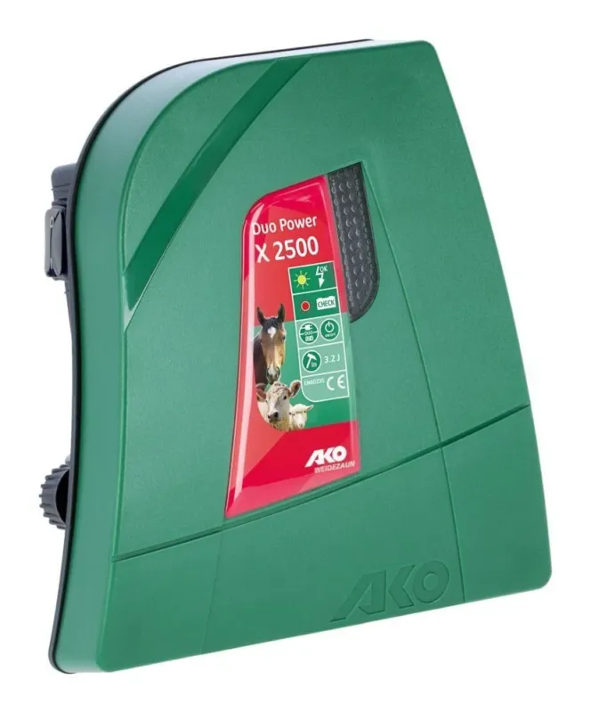 Livraison Express Electrificateur mixte 12V / 230V AKO Duo Power X 2500