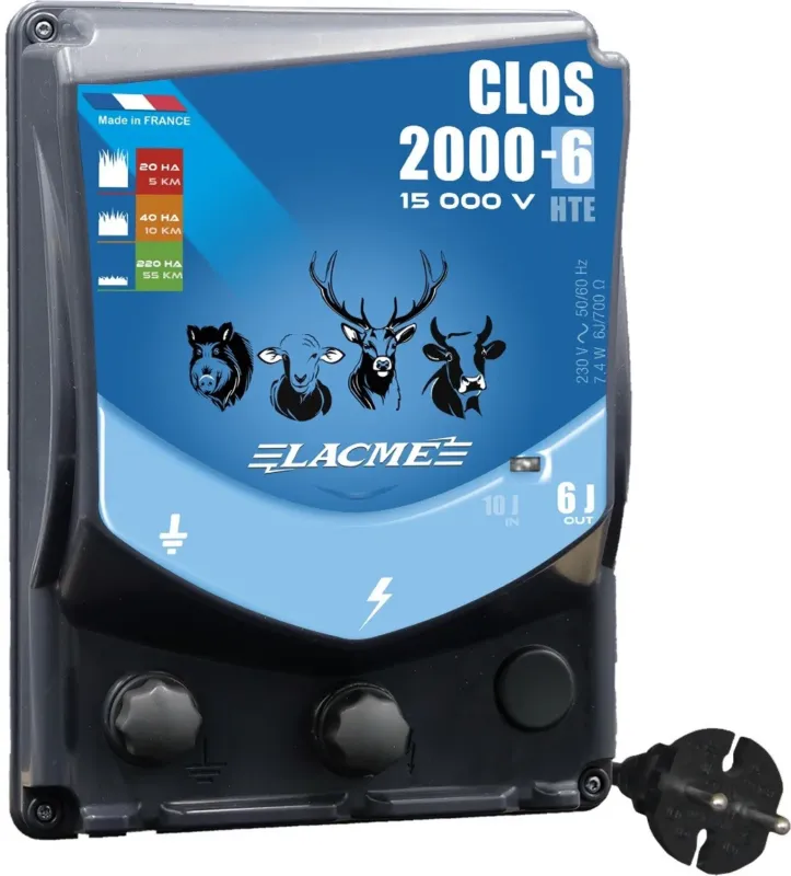Electrificateur Lacm Clos 2000-6 Commande En Gros