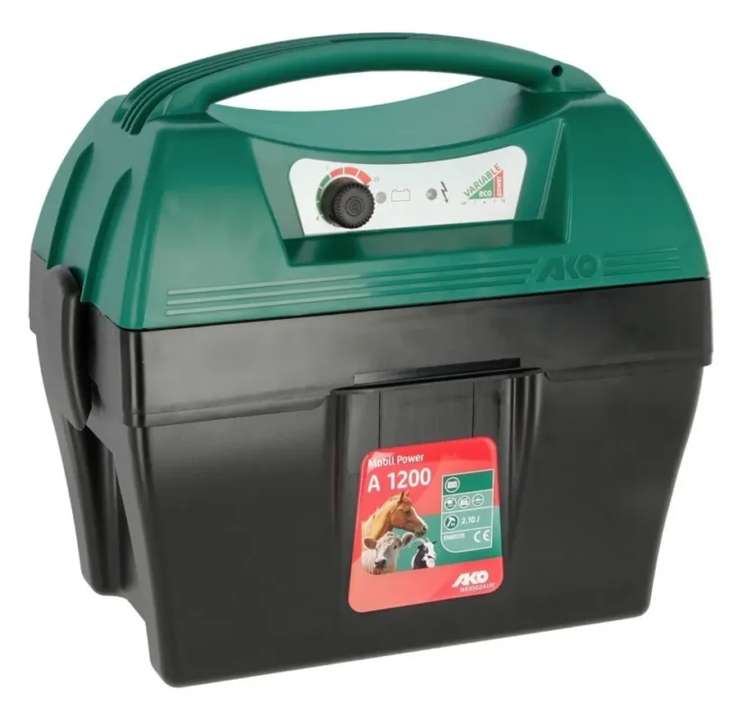 Offre Exclusive Electrificateur batterie 12V AKO Mobil Power A 1200 avec poigne