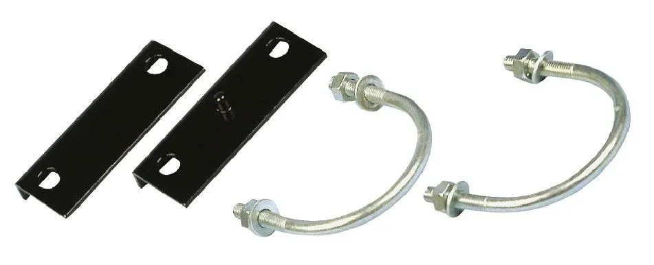 Arceau de fixation sur tuyau avec plaques de stabilisation par paire Kerbl - Mtal Petit Prix