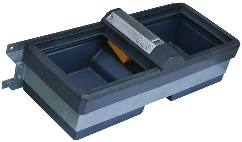 Abreuvoir Polybac 72M double avec rebord intrieur et support de fixation La Ge Commander Maintenant