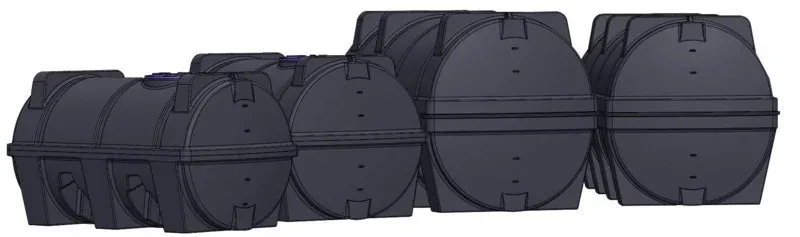 Citernes monoblocs cylindriques 6400 L La Ge Produit De Marque
