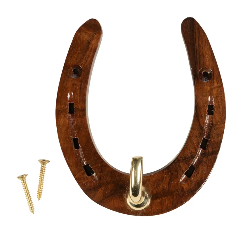 Marque Support de fer HKM cheval en bois et laiton - Laiton