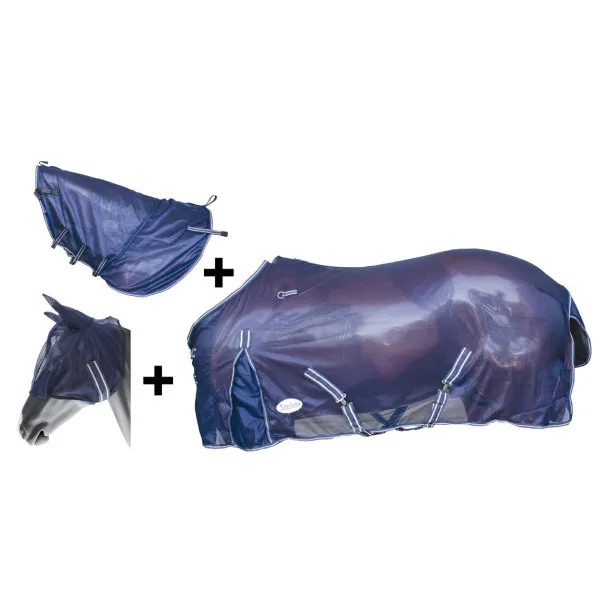 Ensemble Couverture Anti-mouche, Encolure, Masque - 125CM Offre Exclusive