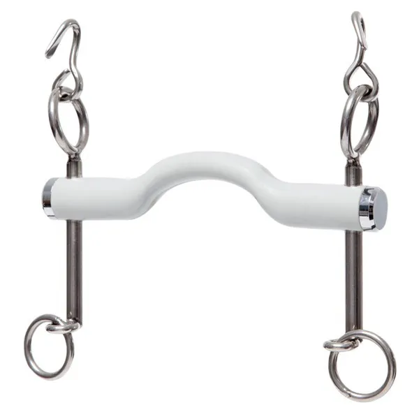 Mors de bride passage de langue - canons soft/branches longues Promotion