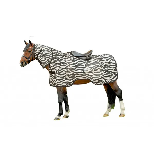 Couverture anti-mouches Zebra dcoupe selle - 105CM Acheter En Ligne