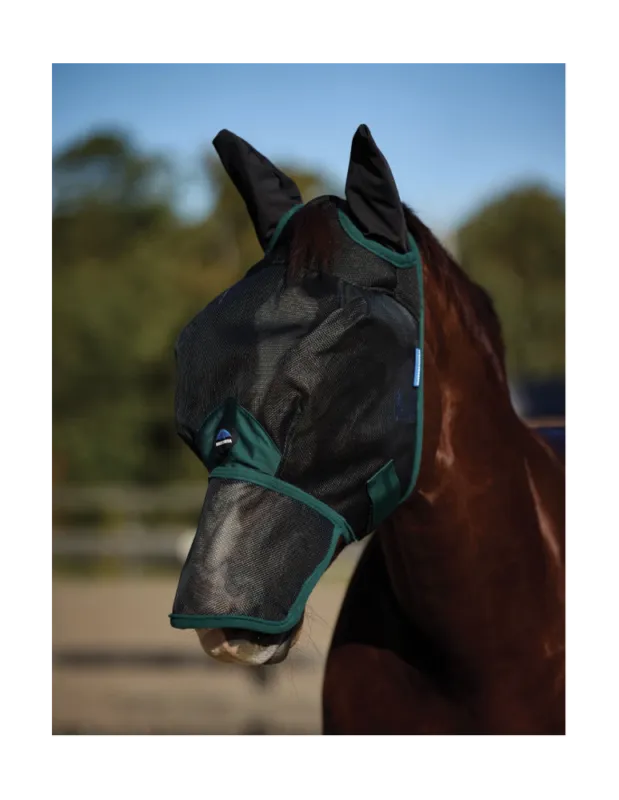 Marque Masque anti mouches WEATHERBEETA "DURABLE" avec nez - Poney