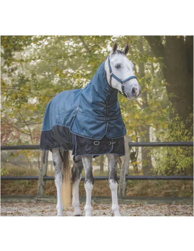 Couverture impermable 150g avec cou QHP Mystic Blue - 125 cm Acheter Direct