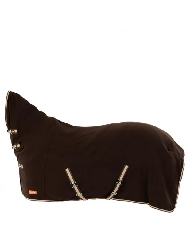 Couverture polaire avec cou PREMIERE - 155 cm - Turkish Coffee Prix Cass